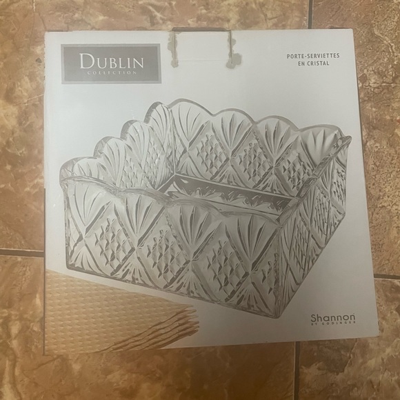 Godinger Dining Godinger Dublin Collection Crystal Napkin Holder Poshmark